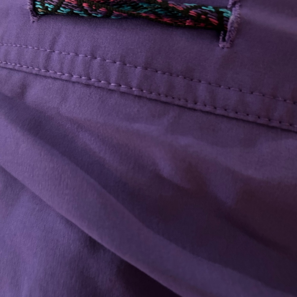 Prana drawstring Purple women’s large Swim Shorts board shorts - Picture 8 of 10